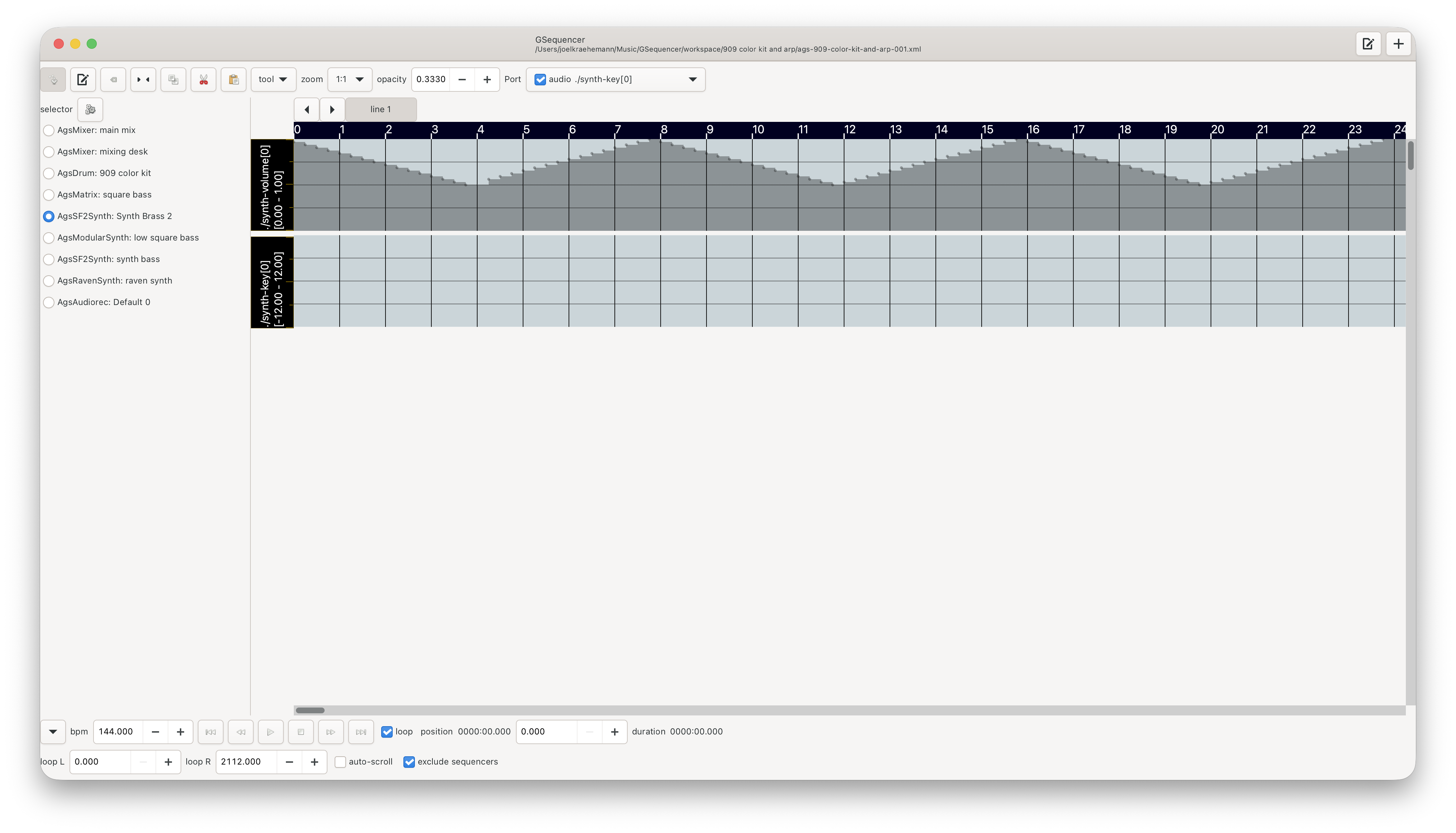 GSequencer screenshot automation editor