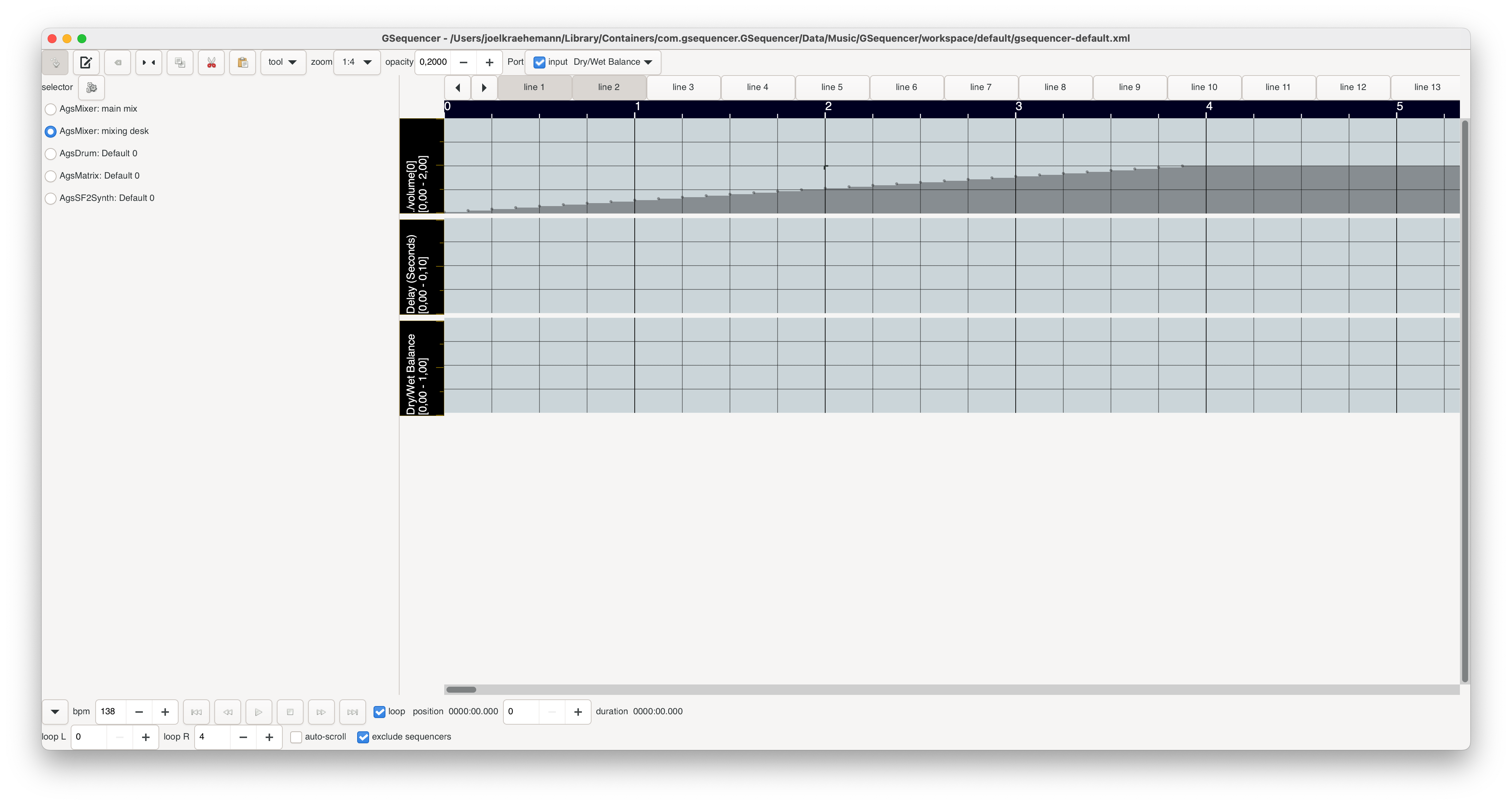 GSequencer automation editor